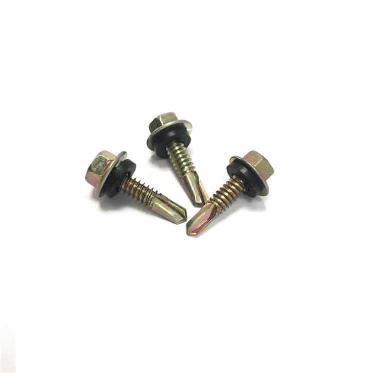 China Wholesale Metal Wood Zinc Concrete Stainless Steel Hex Washer Roofing Screws Self Drilling Self Tapping Screws