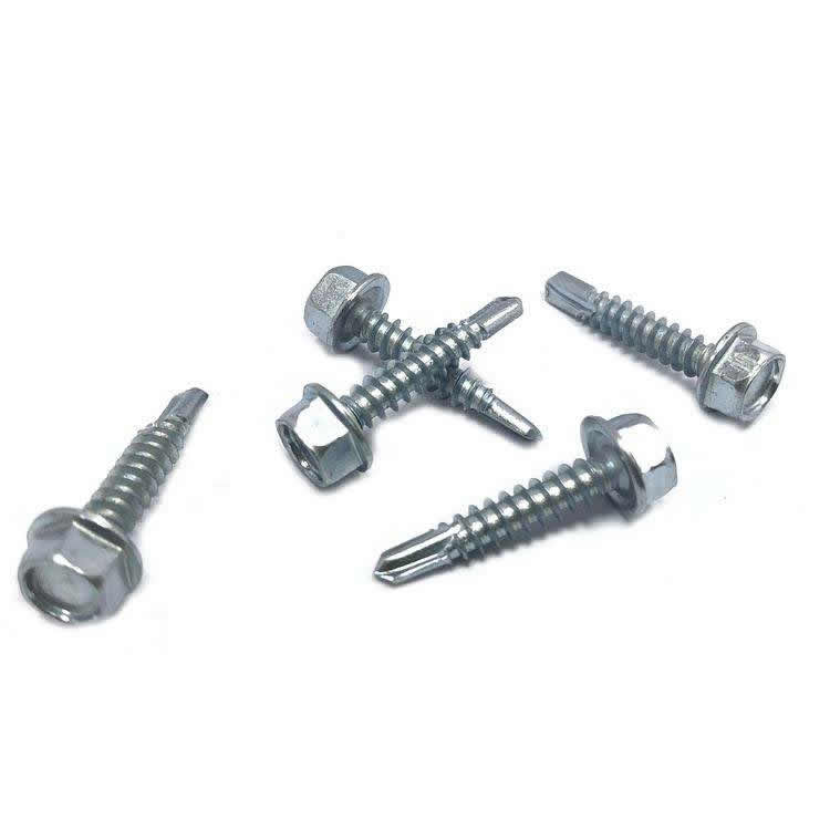 Factory price hexagon self tapping screw Hex Head Wood Screw