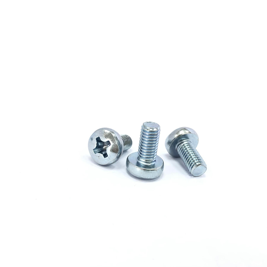 Hot Selling Screws Wholesale Price DIN84 DIN7985 Pan Hexagon Head Machine Screw SS304 self tapping hex roofing Machine Screw