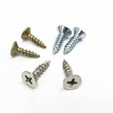 Best Price Carbon Steel Csk Head Crossed Self Tapping Screw Phillips Din7982 Zinc Plated Flat Head Self Tapping Screw