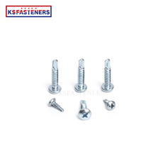 Brand New Blue And White 304 Stainless Steel Csk Pan Head Cross Self Drilling Screw