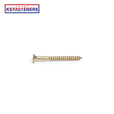 Brass Long Structural Cross Recessed Wood Screws Construction Wood Screws