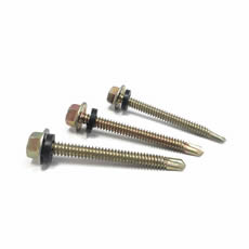 China Wholesale Metal Wood Zinc Concrete Stainless Steel Hex Washer Roofing Screws Self Drilling Self Tapping Screws