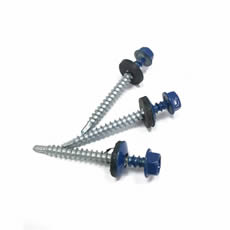 China suppliershot sale stainless steel self drilling screw with rubber washer hex head self drilling roofing crew