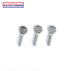 China wholesale knurled thumb screw brass aluminum hand thumb screw Phillip and plastic thumb screws