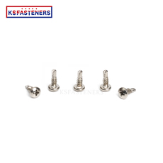 Din7504 Taiwan Quality Drive Self Drilling Wood Board Cross Pan Head Drilling Stainless Steel Nickel Plated Screw