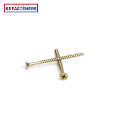 Din7505 Cross Recessed Head Chipboard Screw Double Sck Head Self Tapping Wood Screw