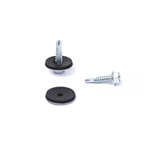 Direct Sale Blue And White Hex Head Screw Self Drilling Screw With Big Epdm Bonded Washer
