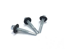 Factory Bottom Price Galvanized Din7504k Hex Self Drilling Screws Roofing Plating Color  With Black Epdm Washer