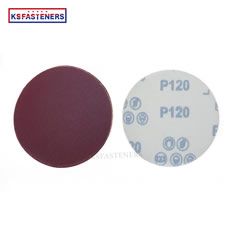 Factory Wholesale HIgh Quality  Round Aluminum Oxide Red Sandpaper 60#-2000# Sanding Disc for Floor Pad