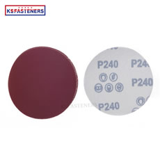 Factory Wholesale HIgh Quality  Round Aluminum Oxide Red Sandpaper 60#-2000# Sanding Disc for Floor Pad