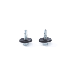 Factory price  Din7504k self drilling hex head black EPDM washer tornillos hexagonal roofing screws