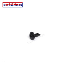 Galvanized Black Zinc Big Round Pan Head Cross Drive Chipboard Wood Screws Black Self Tapping Wood Screws