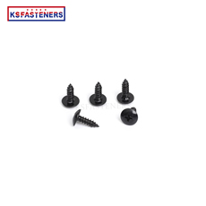 Galvanized Black Zinc Big Round Pan Head Cross Drive Chipboard Wood Screws Black Self Tapping Wood Screws