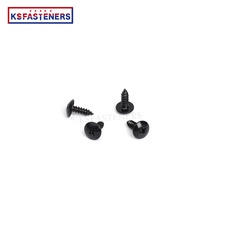 Galvanized Black Zinc Big Round Pan Head Cross Drive Chipboard Wood Screws Black Self Tapping Wood Screws