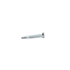 Galvanized CSK Head wood screws drilling tornillos autoperforantes taiwan quantity self-drilling screw with Ribs and Wing