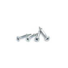 High Quality Blue And White Drill Self Screw Csk Flat Head Tapping Metal Screw With Wing