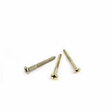 High Quality Brass Screw Cheese Slotted Head Copper Wood Golden Chipboard
