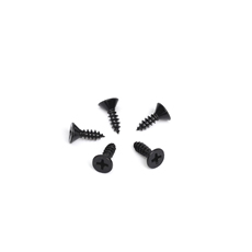 High Quality Din7982 Flat Head Cross Recessed Tonillos Black Zinc Galvanized M3 M4 Self-Tapping Screws