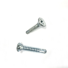 High Quality Flat Head Cross Stainless Steel Fastener Self Tapping Drill Screws