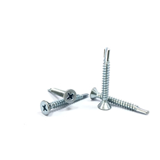 High Quality Flat Head Cross Stainless Steel Fastener Self Tapping Drill Screws