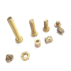High quality M5X16 copper screw with hex nut cheese head slotted screw flat head machine screw