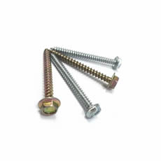 Hot Sell Galvanized White/Yellow Zinc Chicago Screws Hex Screw Tapping Point Washer Head Drilling With Epdm