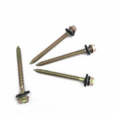 Hot Sell Galvanized White/Yellow Zinc Chicago Screws Hex Screw Tapping Point Washer Head Drilling With Epdm Hot Sell Galvanized White/Yellow Zinc Chicago Screws Hex Screw Tapping Point Washer Head Drilling With Epdm