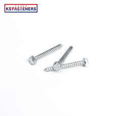 Manufacture and sell high quality galvanized external hexagon flange head lag wood screws self tapping screws