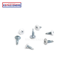 Painted 410 SS inox hex washer wafer truss head Torx Phillips self drilling tapping screws Tek Roofing Self-Drilling Screws