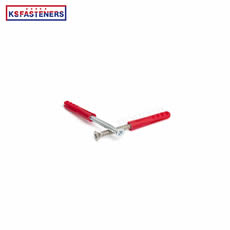 Promotional products plastic wall plug nylon nail anchor and screw