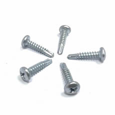 Stainless Steel Ss304 Screw Pan Head Phillips Cross Self-Drilling Sharp Drill Point Ball