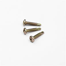 Stainless Steel Ss304 Screw Pan Head Phillips Cross Self-Drilling Sharp Drill Point Ball