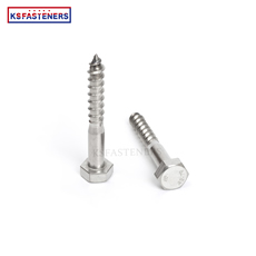 Wholesale Manufacturing High Quality Stainless Steel Hexagon Head Self Tapping Thread Wood Screws