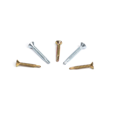 Yellow Zinc Flat Csk Head Cross Drive Wood Screw High Strength Self Tapping Screw Self Drilling Screw
