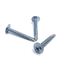Yellow Zinc Plated DIN7504K Hex Flange Head Roof Screws EPDM Washers
