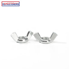 4.8/ 8.8/ 10.9 Grade High-Quality Galvanized Stainless Steel 304/316 Wing Nut M3 M6 M8 Butterfly Wing Nut