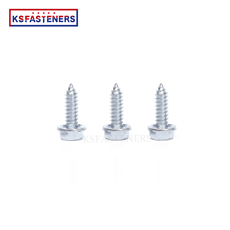 Blue White Zinc Plated Self Drilling Screw Hex Head 12x1 1-2 Stainless Steel 304 Self-Tapping Screws