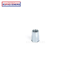 Brand New Retail Industry Customizable M6 Stainless Steel Half Hex Raised Rivet Nut