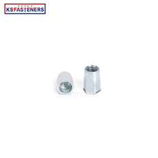Brand New Retail Industry Customizable M6 Stainless Steel Half Hex Raised Rivet Nut