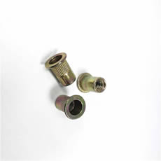 China Manufacturer Aluminium Flat Head Rivet Nut M3 M4 M5 M6 Stainless Steel Flat Reduced Head Rivet Nuts