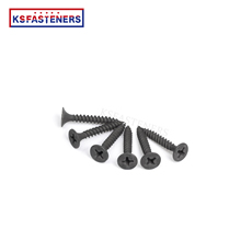 China factory direct sales cross pattern board screws self drilling grey plasterboard drywall screws