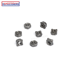 China factory low price polished DIN928 DIN929 M6 M8 M10 3/8 5/8 unc thread square spot hex flange weld welding nuts sus304