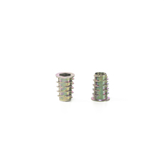 Customized Furniture Threaded Inserts and Zinc Alloy Carbon Steel M4 M6 M8 Wood Insert Nut Screw Bullhof insert Nut
