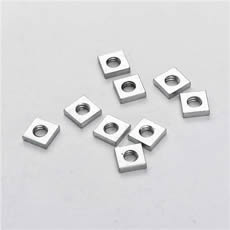 Different Surface Ms Square Weld Nut M3 M4 M6 White Zinc Bolt Nuts
