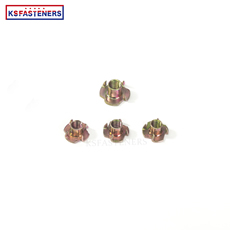 Direct Sale Customizable Din1624 Four Pronged Insert Stainless Steel Four Claw Tee Nut