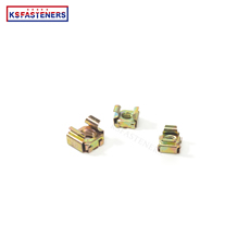 Direct Sale Customizable Yellow Color Stainless Steel M6 Weld Square Cage Nut