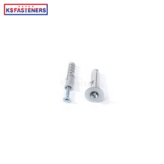 European Market Grey Color Fish Type Anchor Wall Plug Expansion Anchor Nail With Screw And Washer