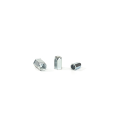 Factory Galvanized SS304/316 Stainless Steel Hex head Rivet Nut M4  M6 M8 Flat head Open end Semi hex body Rivet nut