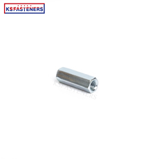 Fast Delivery Din6334 Long Hex Coupling Nut M6 M8 M10 Connecting Galvanized Stainless Steel Hex Coupling Long Nut
